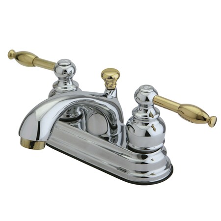 Kingston Brass 4" Centerset Bathroom Faucet, Chrome KB2604KL